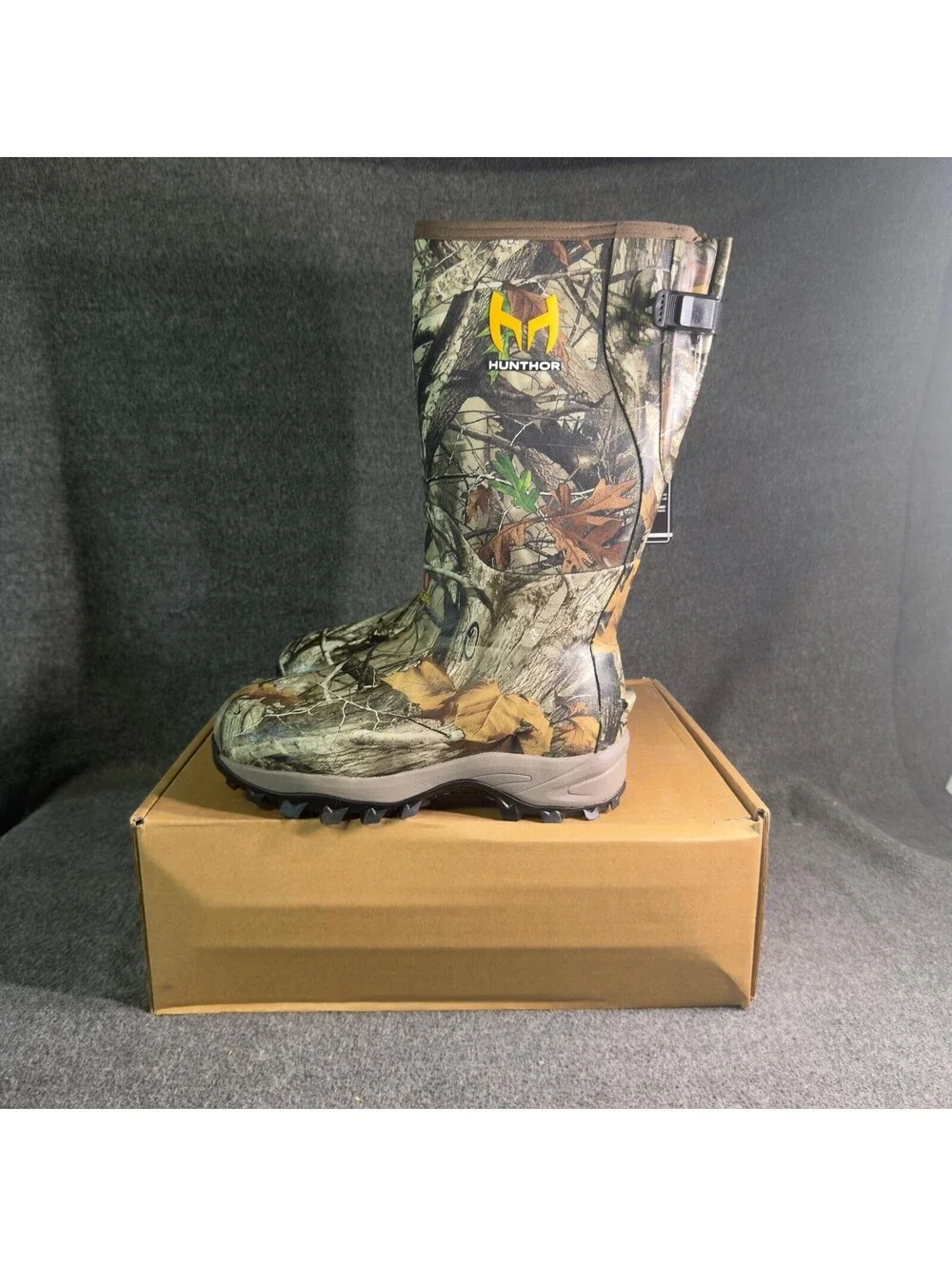 Hunthor Hunting Boots Mens Size 8 Camo Waterproof Insulated 800g CA006-008-013